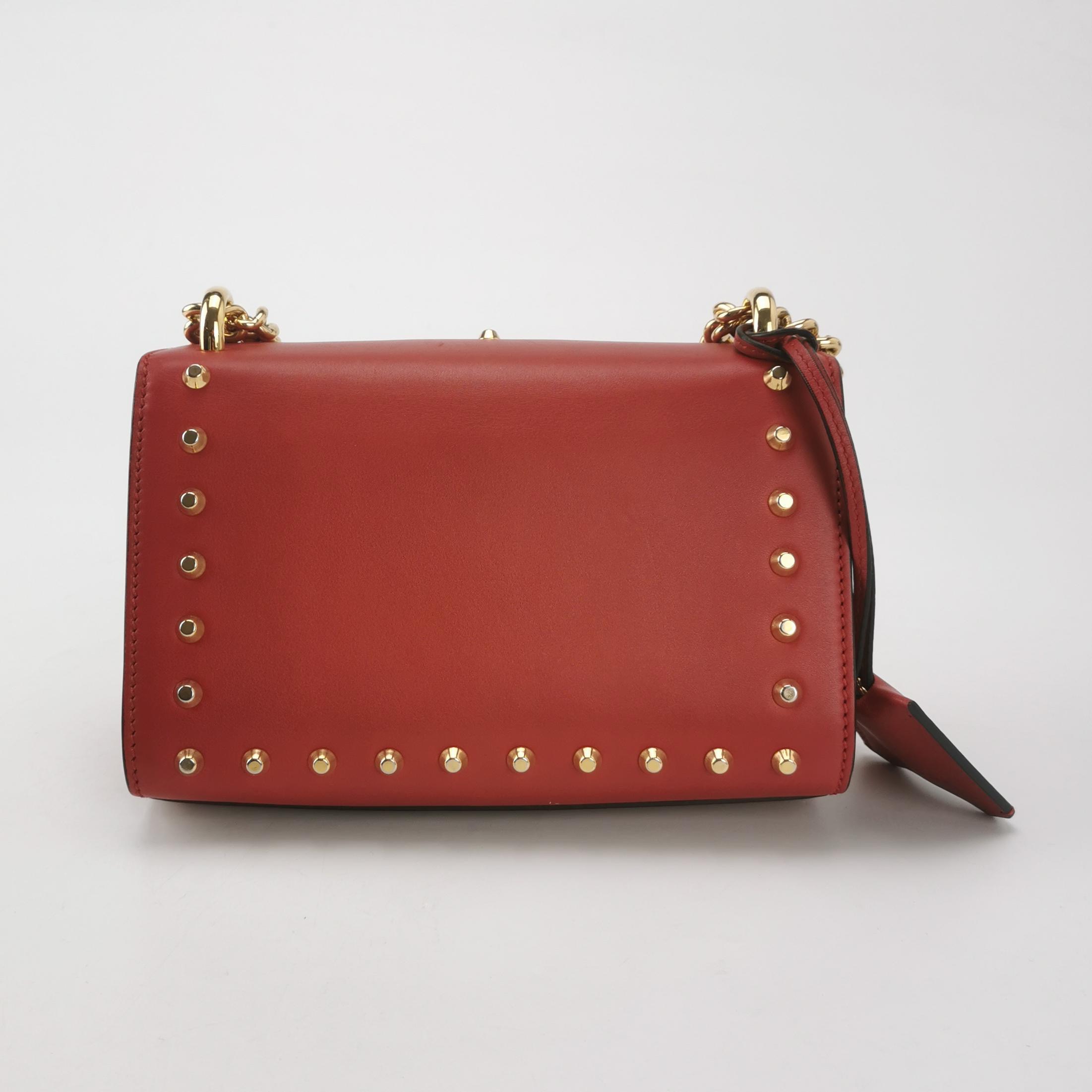 Gucci Pearly Padlock Shoulder Bag Studded Leather Small — photo 3 of 12
