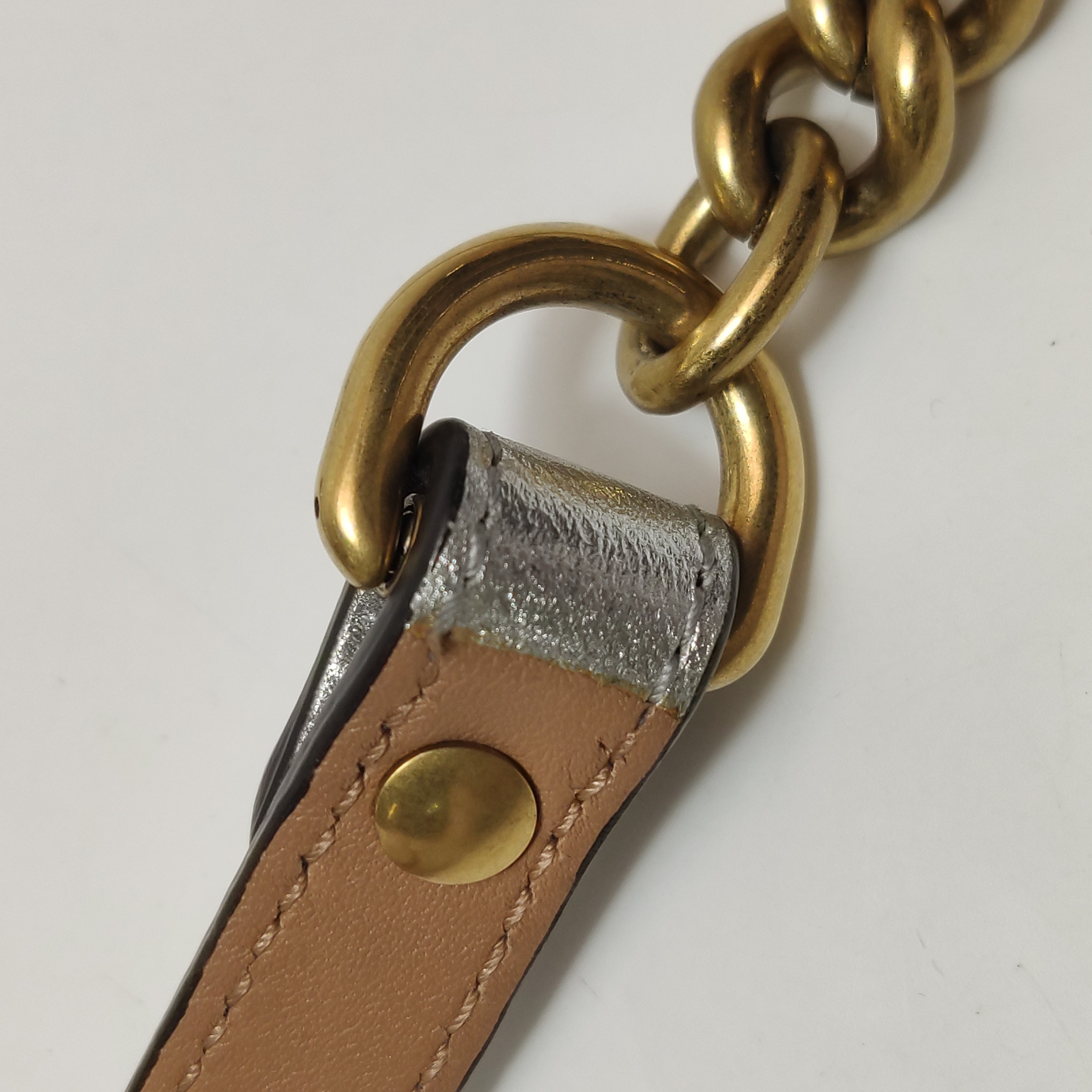 Gucci Pearly GG Marmont Flap Bag Embellished Matelasse Leather Mini — photo 17 of 20