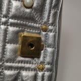 Gucci Pearly GG Marmont Flap Bag Embellished Matelasse Leather Mini — thumbnail 18