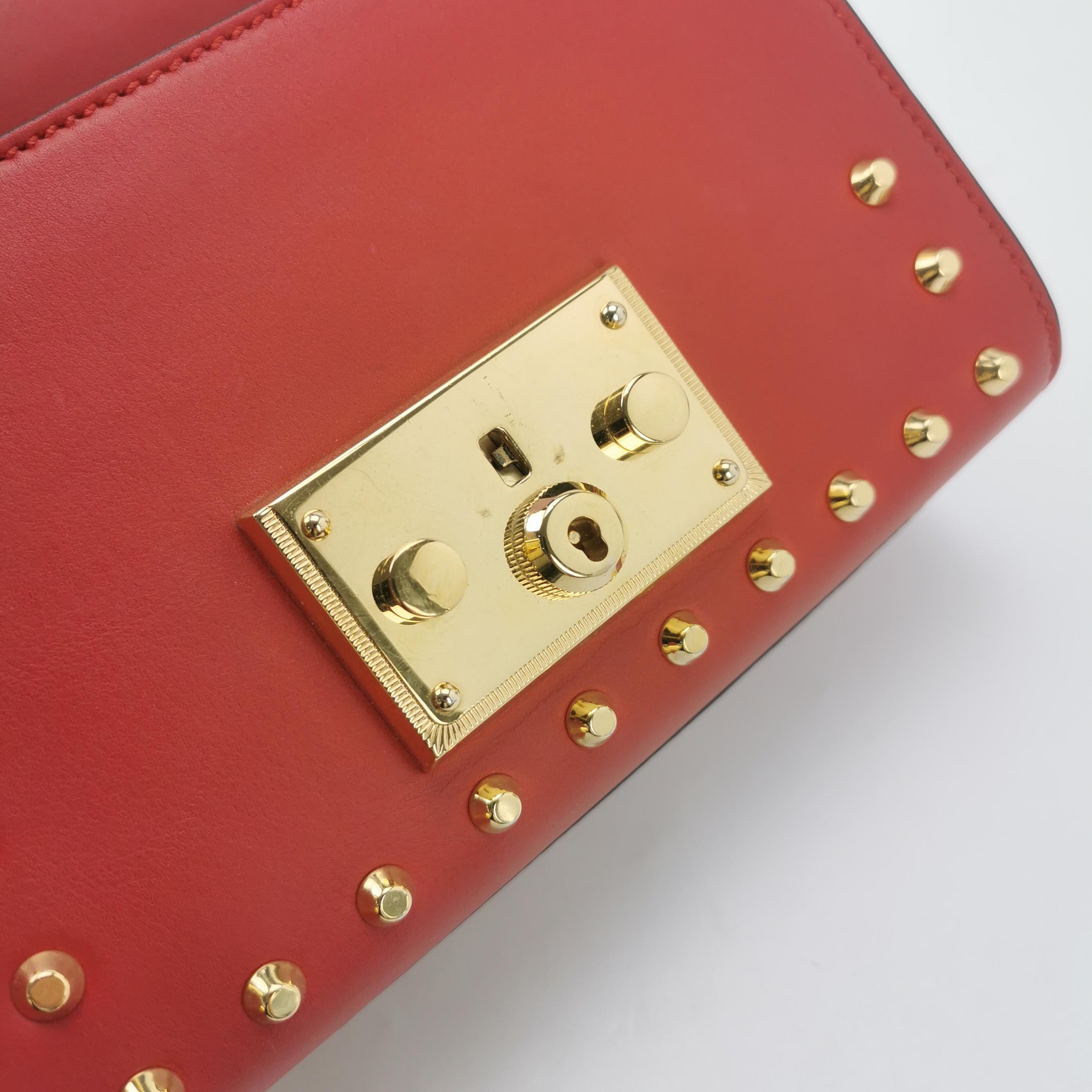 Gucci Pearly Padlock Shoulder Bag Studded Leather Small — photo 7 of 12