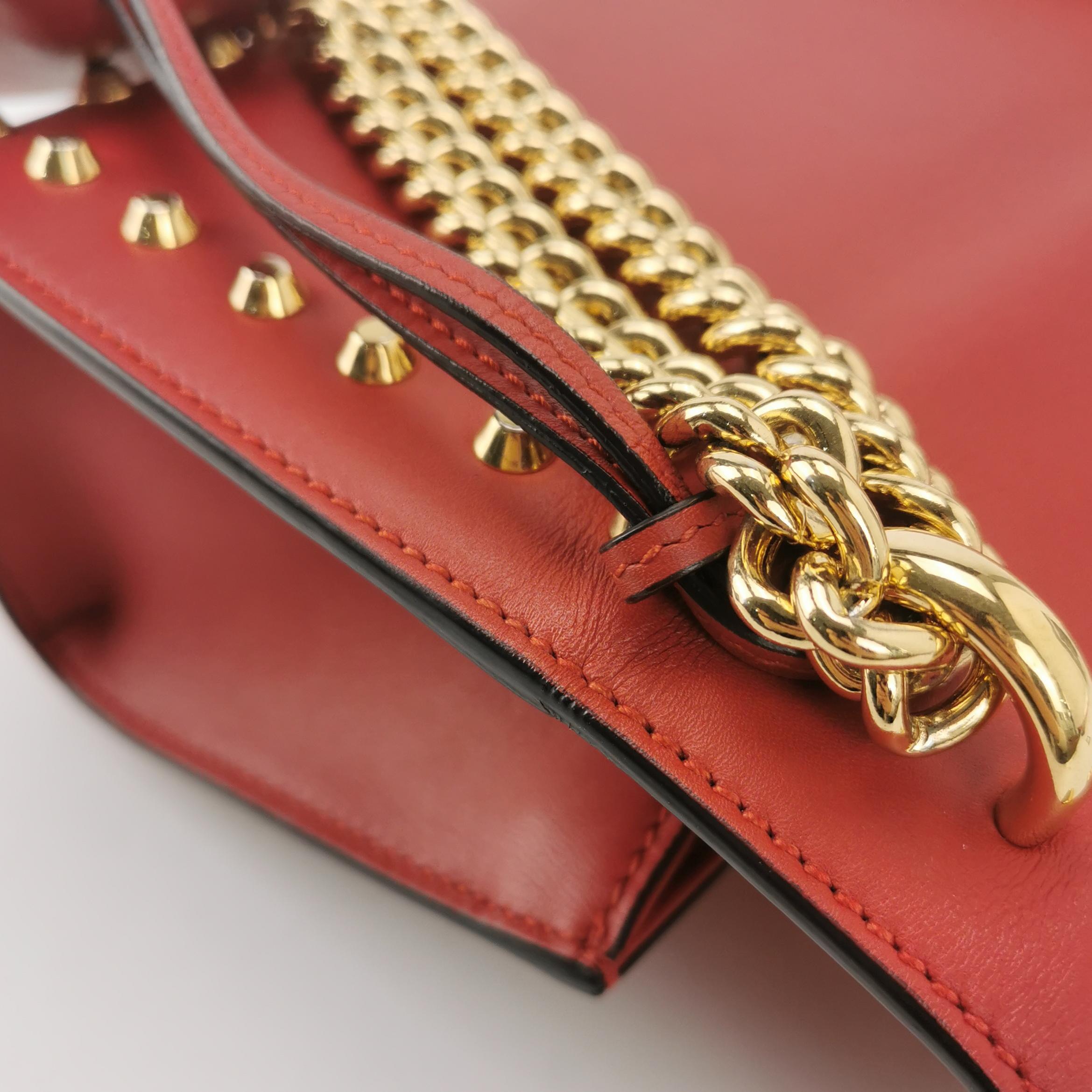Gucci Pearly Padlock Shoulder Bag Studded Leather Small — photo 10 of 12
