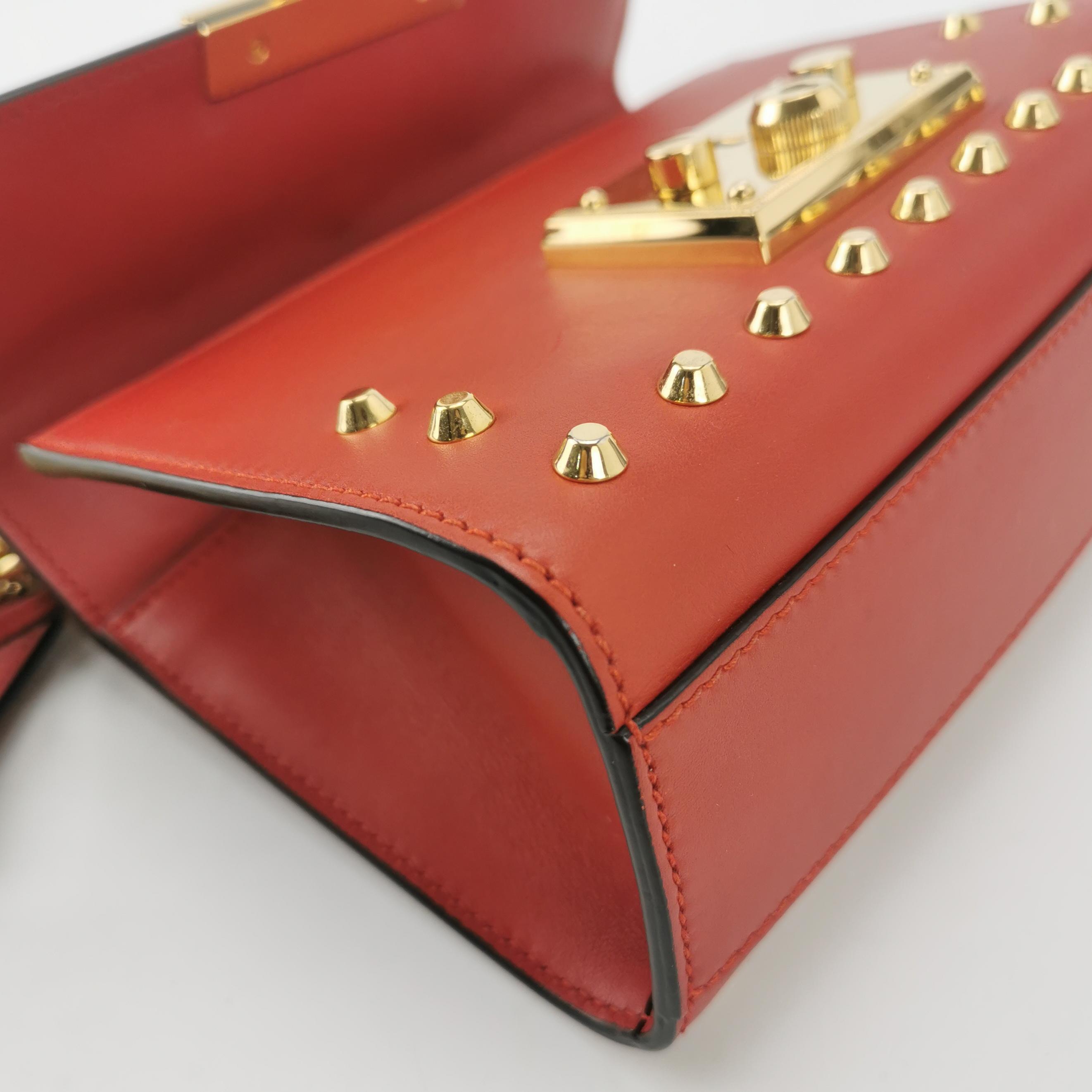 Gucci Pearly Padlock Shoulder Bag Studded Leather Small — photo 8 of 12