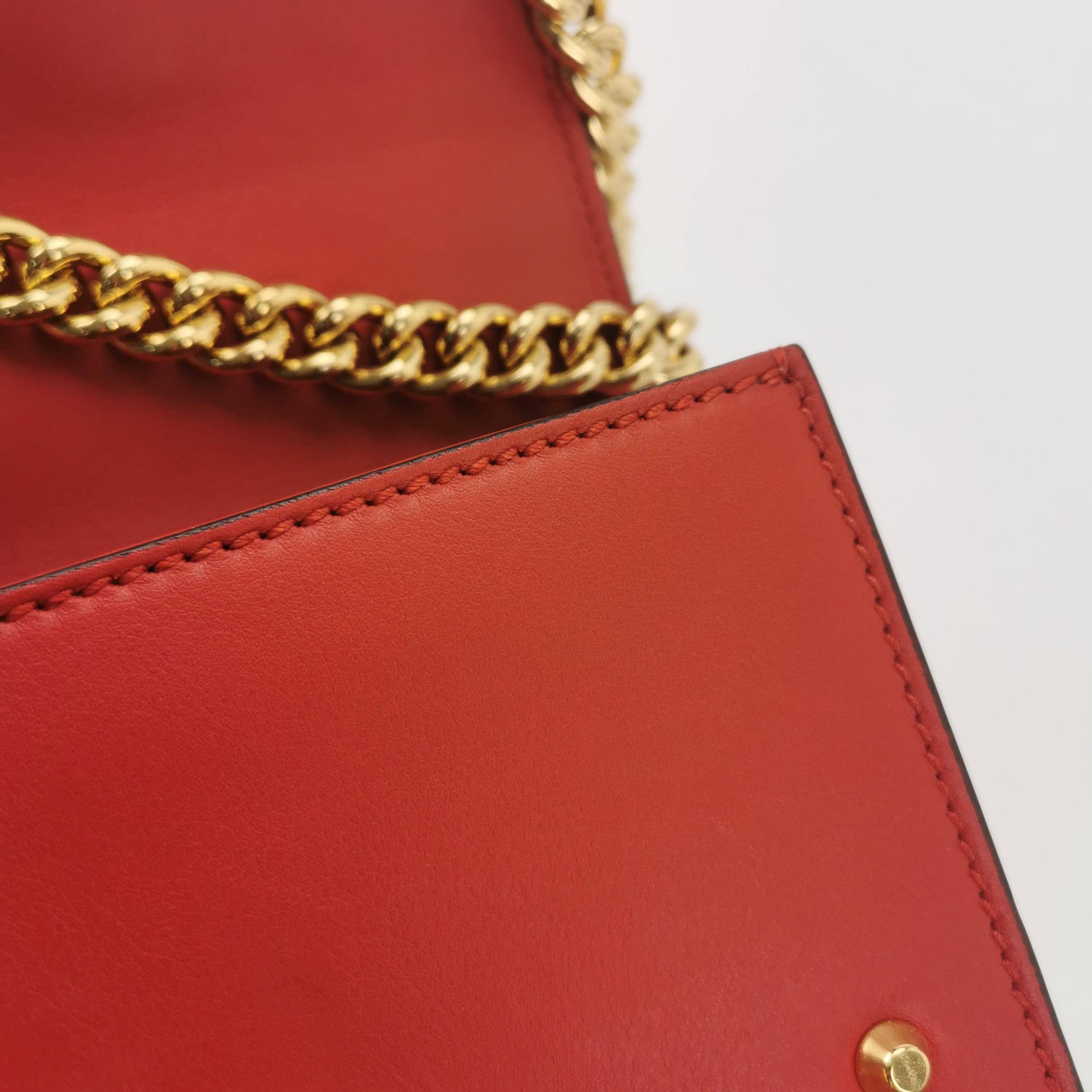Gucci Pearly Padlock Shoulder Bag Studded Leather Small — photo 9 of 12