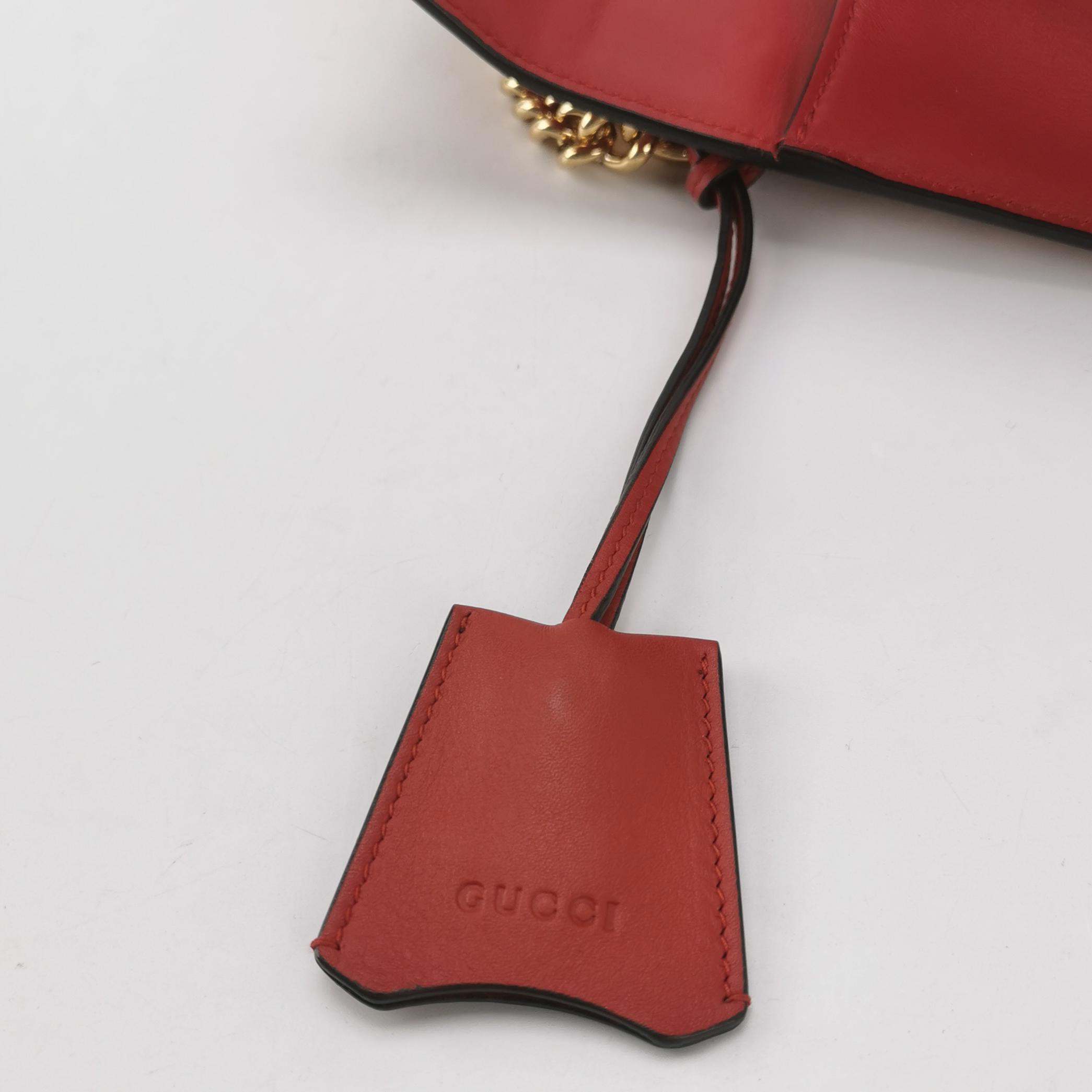 Gucci Pearly Padlock Shoulder Bag Studded Leather Small — photo 12 of 12