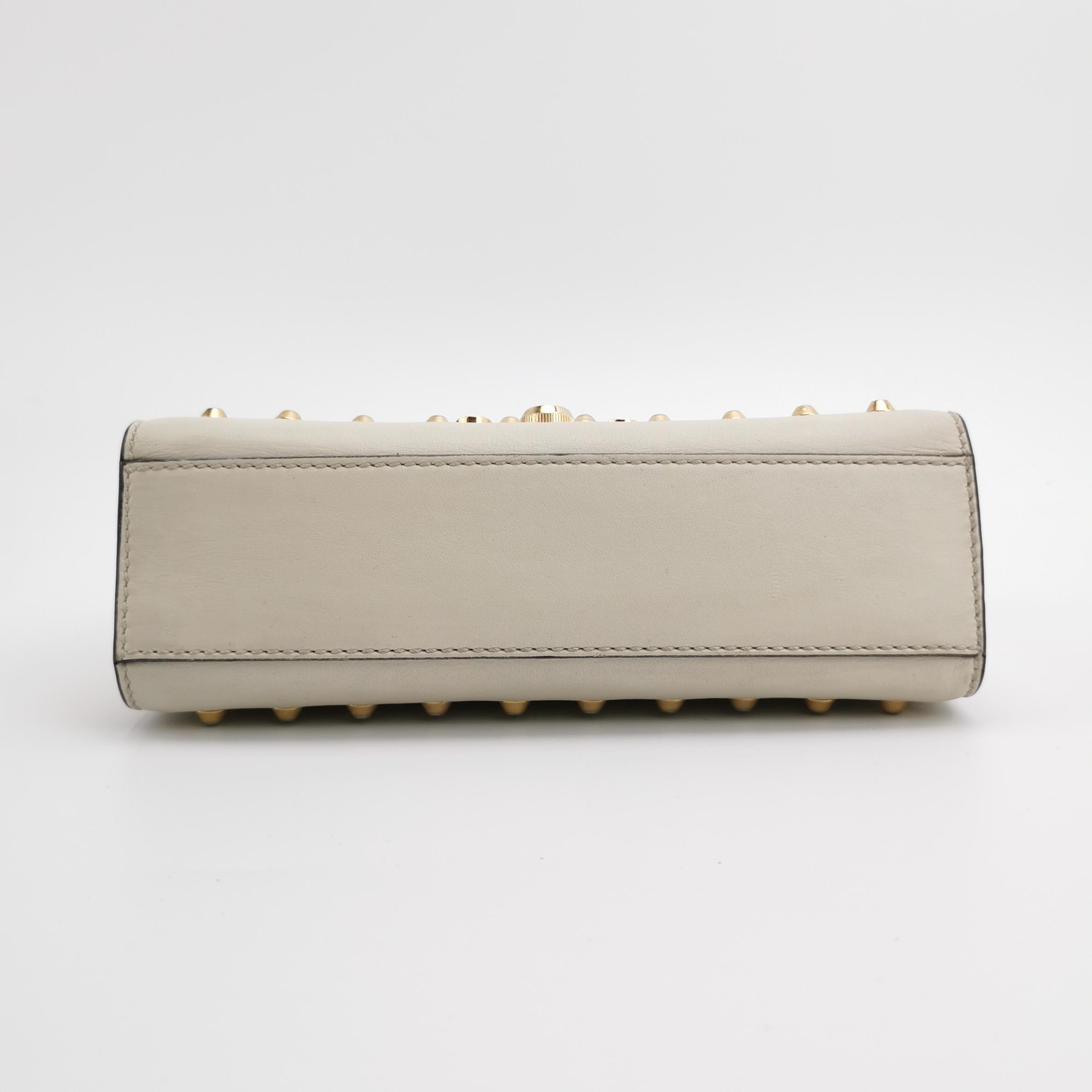 Gucci Pearly Padlock Shoulder Bag Studded Leather Small — photo 5 of 13
