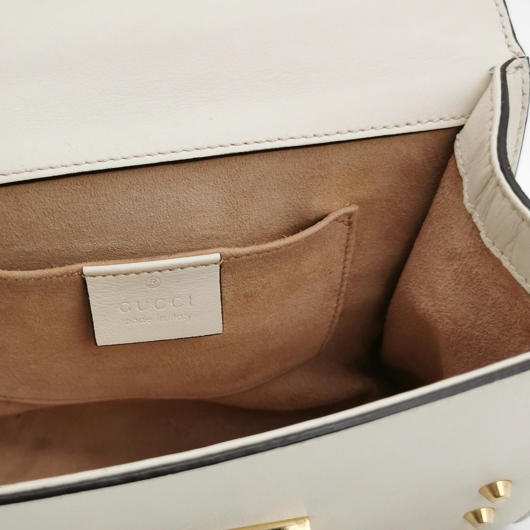 Gucci Pearly Padlock Shoulder Bag Studded Leather Small — photo 7 of 13