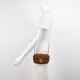 Gucci GG Marmont Flap Bag Diagonal Quilted Leather Super Mini — thumbnail 2