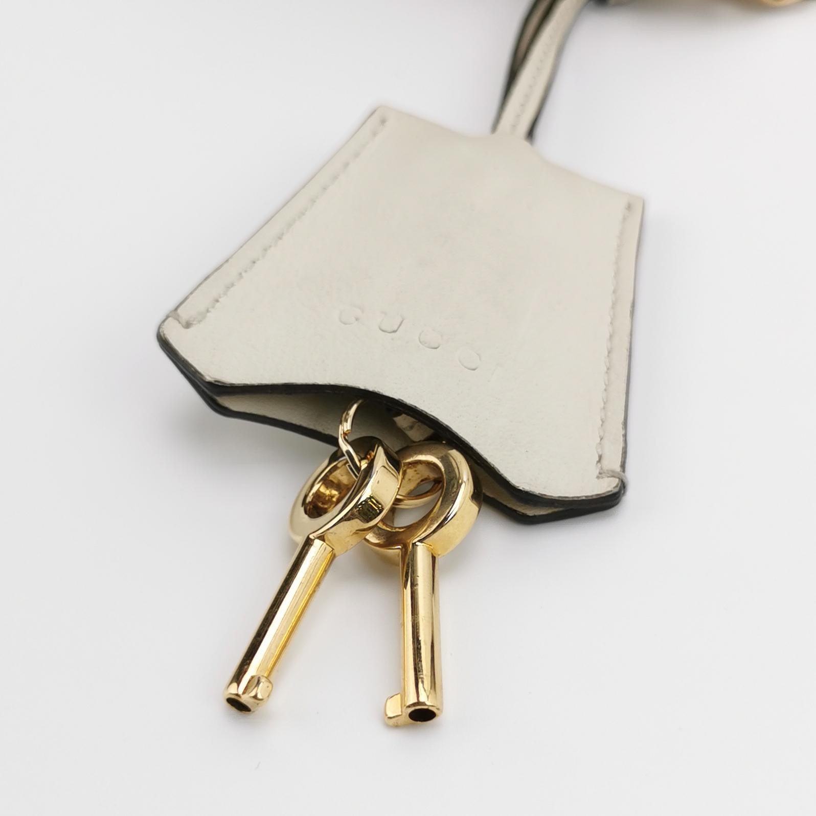 Gucci Pearly Padlock Shoulder Bag Studded Leather Small — photo 13 of 13