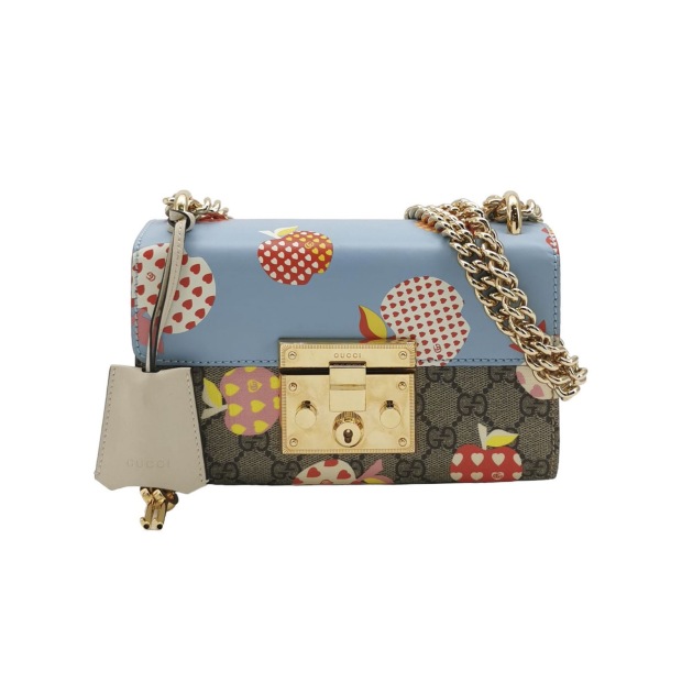 Gucci Padlock Shoulder Bag Printed GG Coated Canvas and Printed Leather Small — pre-owned, Vierlot