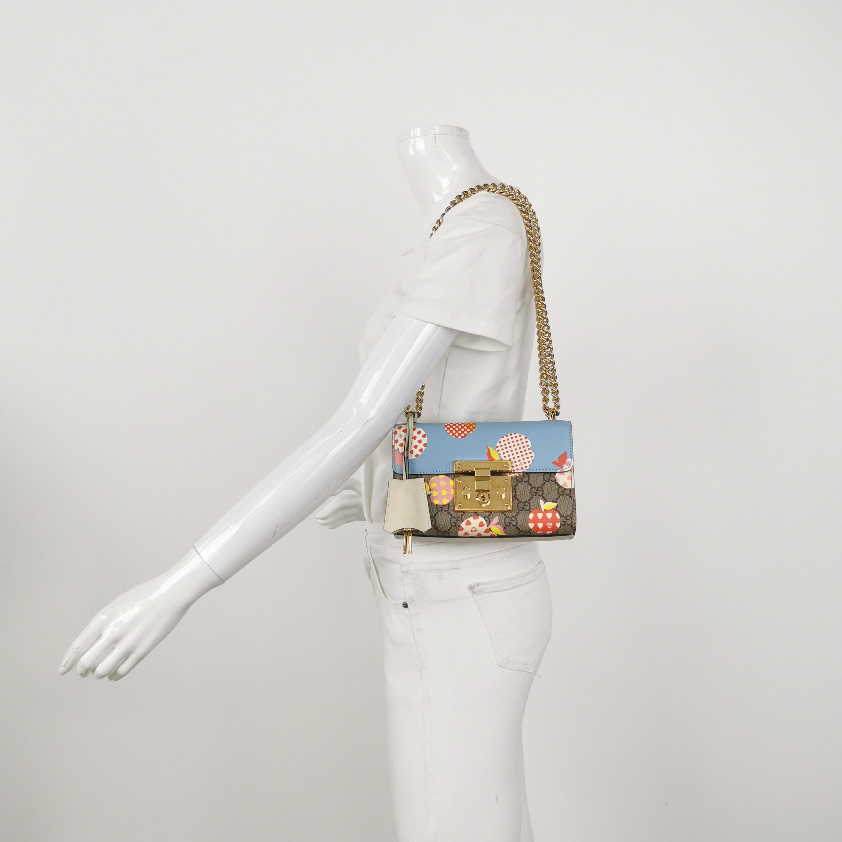Gucci Padlock Shoulder Bag Printed GG Coated Canvas and Printed Leather Small — alternate view
