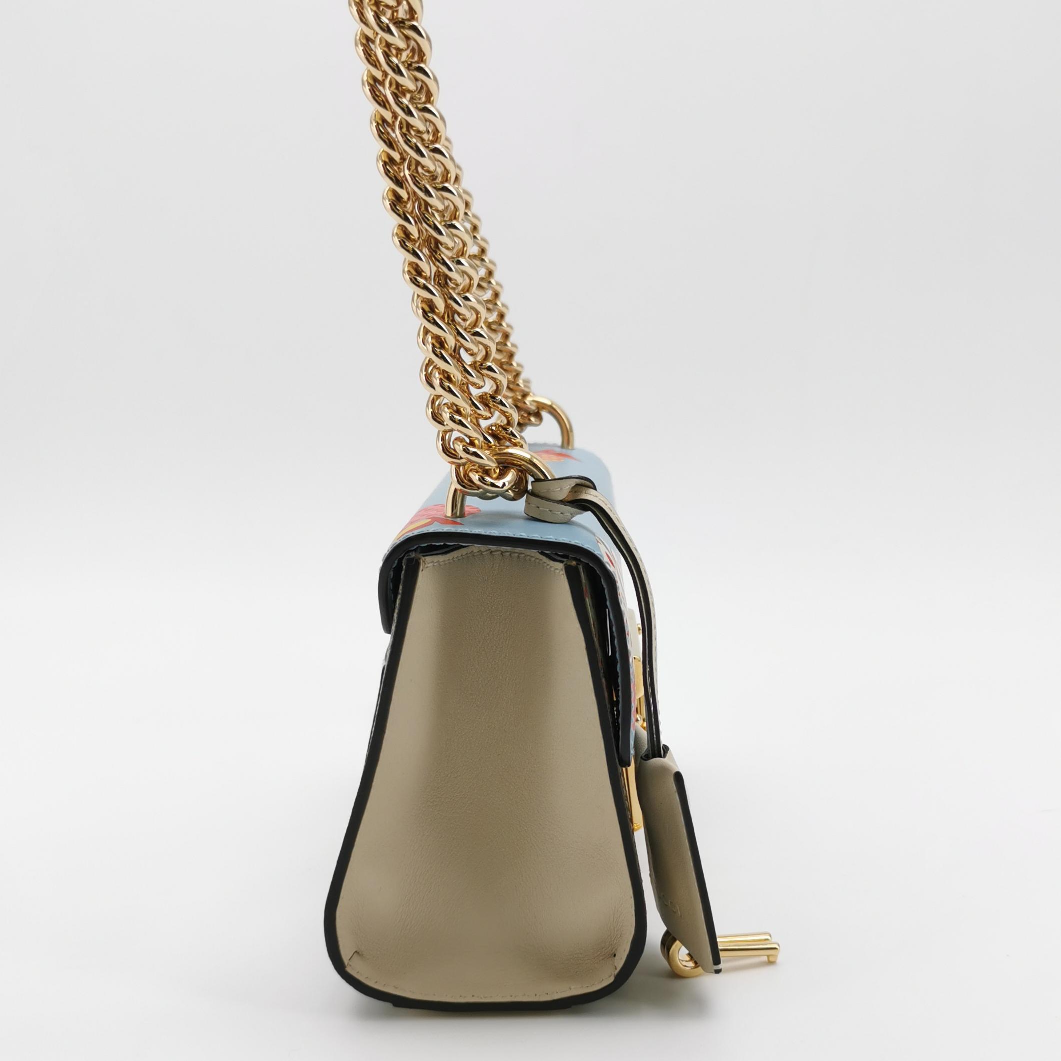 Gucci Padlock Shoulder Bag Printed GG Coated Canvas and Printed Leather Small — photo 5 of 15