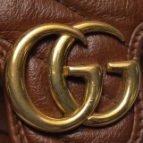 Gucci GG Marmont Flap Bag Diagonal Quilted Leather Super Mini — thumbnail 9