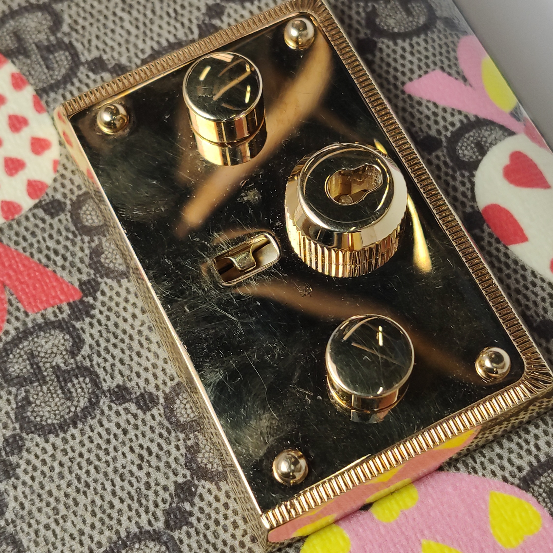 Gucci Padlock Shoulder Bag Printed GG Coated Canvas and Printed Leather Small — photo 10 of 15