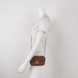 Gucci GG Marmont Flap Bag Diagonal Quilted Leather Super Mini — thumbnail 2