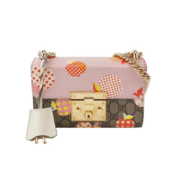 Gucci Padlock Shoulder Bag Printed GG Coated Canvas and Printed Leather Small — pre-owned, Vierlot