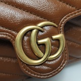 Gucci GG Marmont Flap Bag Diagonal Quilted Leather Super Mini — thumbnail 10