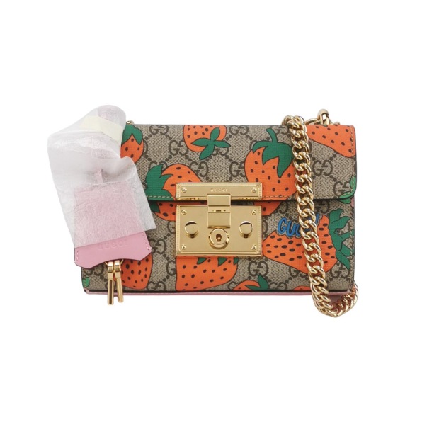 Gucci Padlock Shoulder Bag Printed GG Coated Canvas Small — pre-owned, Vierlot