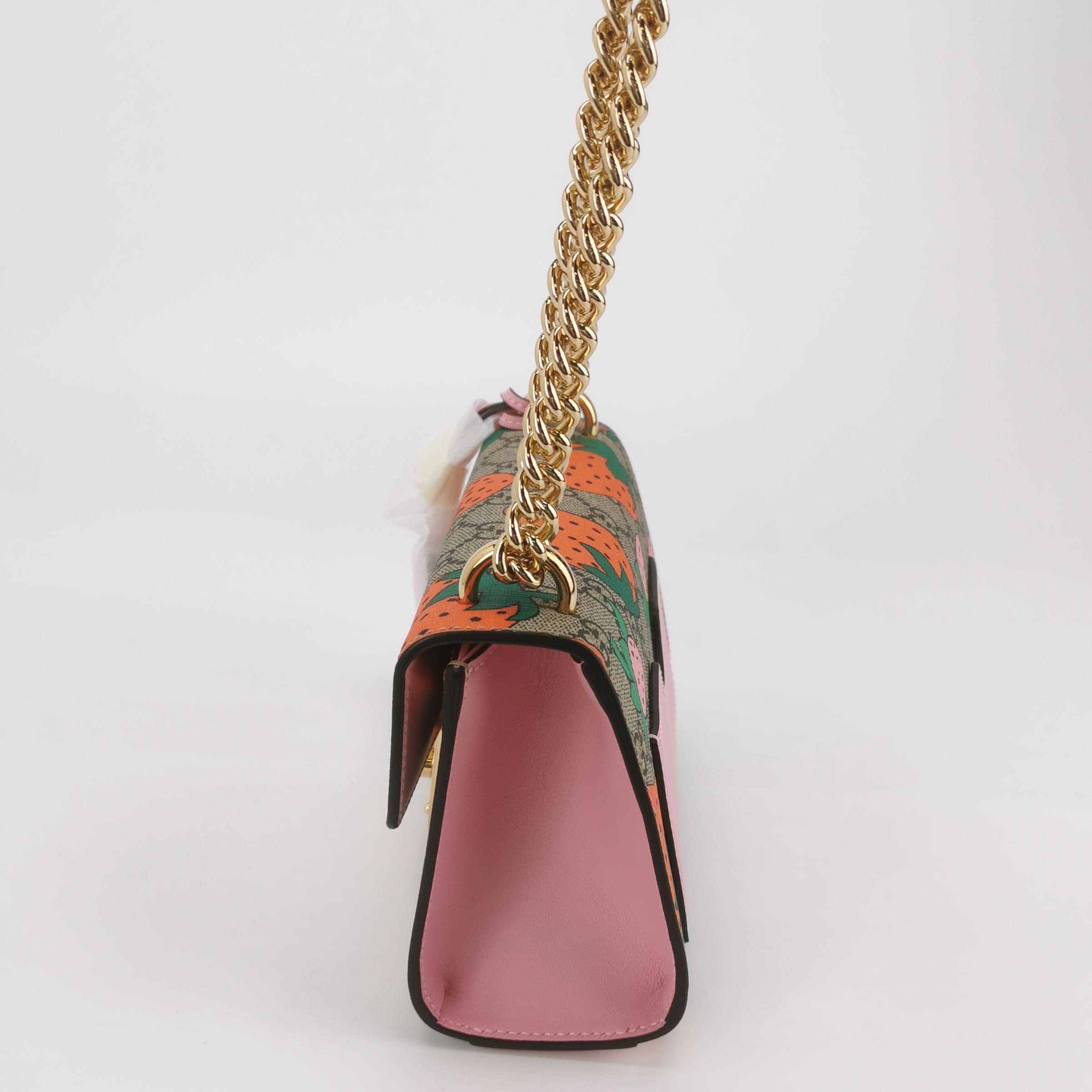 Gucci Padlock Shoulder Bag Printed GG Coated Canvas Small — photo 4 of 13