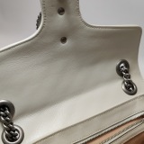 Gucci GG Marmont Flap Bag Diagonal Quilted Leather Small — thumbnail 18