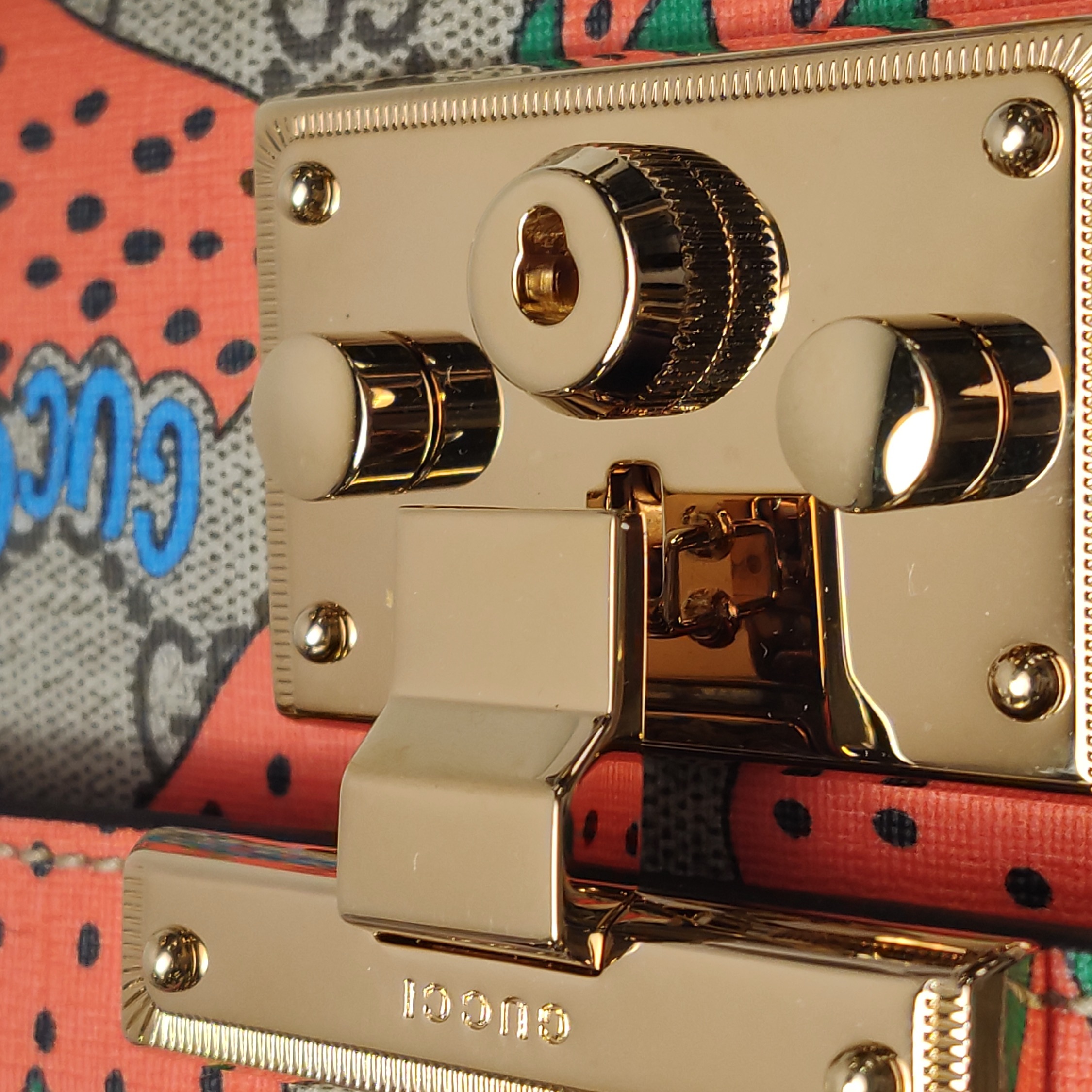 Gucci Padlock Shoulder Bag Printed GG Coated Canvas Small — photo 9 of 13