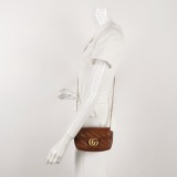 Gucci GG Marmont Flap Bag Diagonal Quilted Leather Super Mini — thumbnail 2