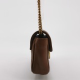 Gucci GG Marmont Flap Bag Diagonal Quilted Leather Super Mini — thumbnail 3