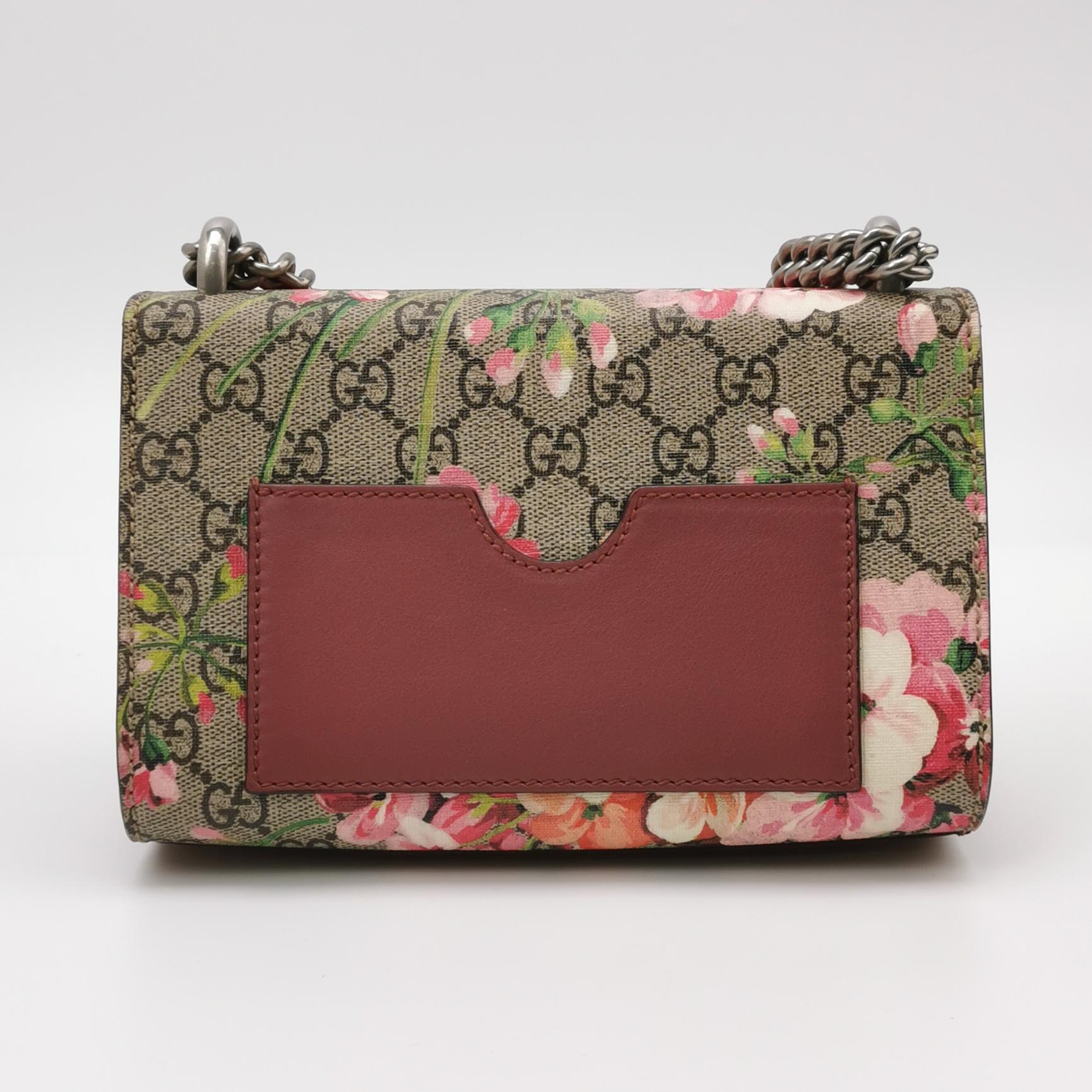 Gucci Padlock Shoulder Bag Blooms Print GG Coated Canvas Small — photo 3 of 16