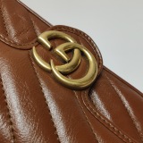 Gucci GG Marmont Flap Bag Diagonal Quilted Leather Super Mini — thumbnail 10