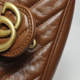 Gucci GG Marmont Flap Bag Diagonal Quilted Leather Super Mini — thumbnail 9