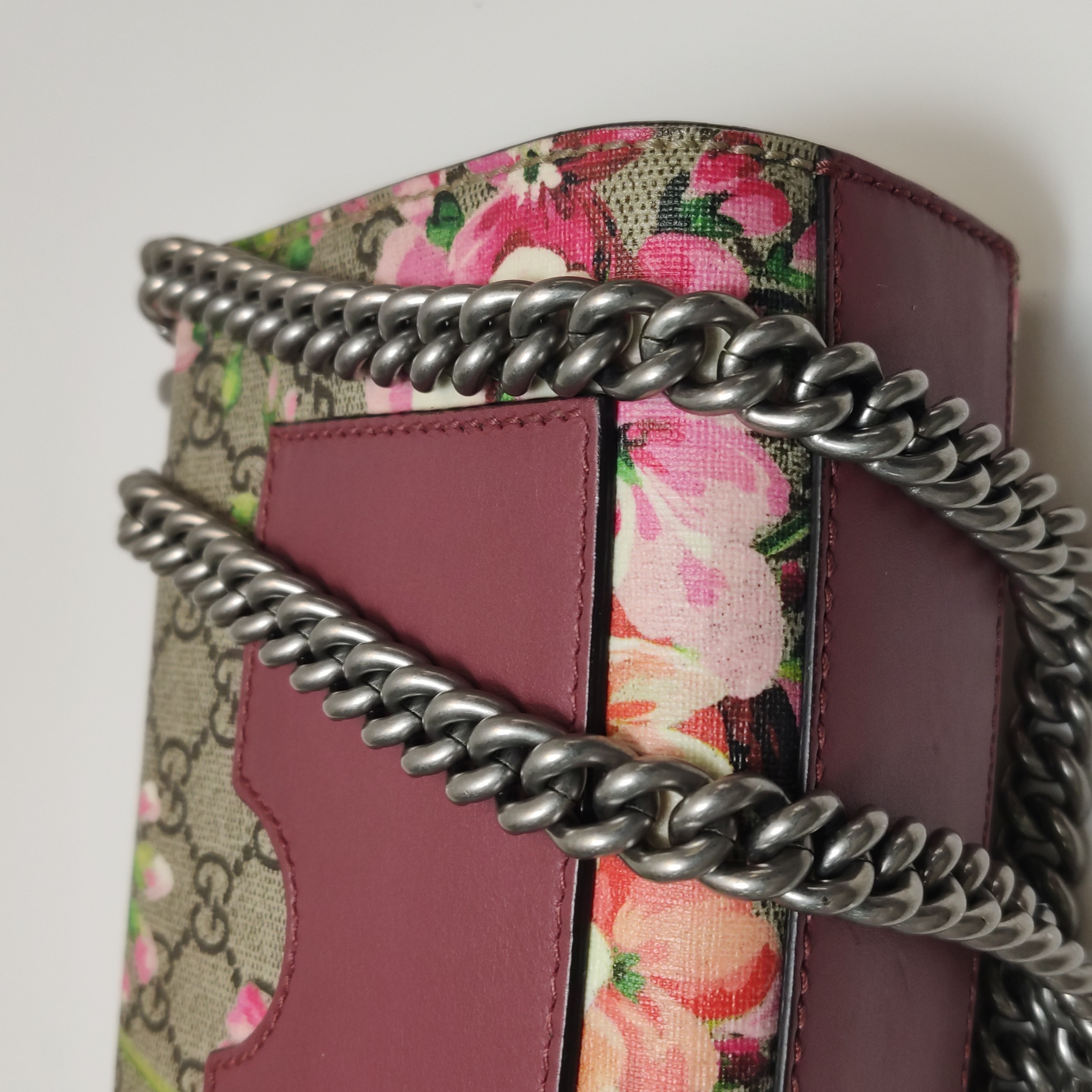 Gucci Padlock Shoulder Bag Blooms Print GG Coated Canvas Small — photo 11 of 16