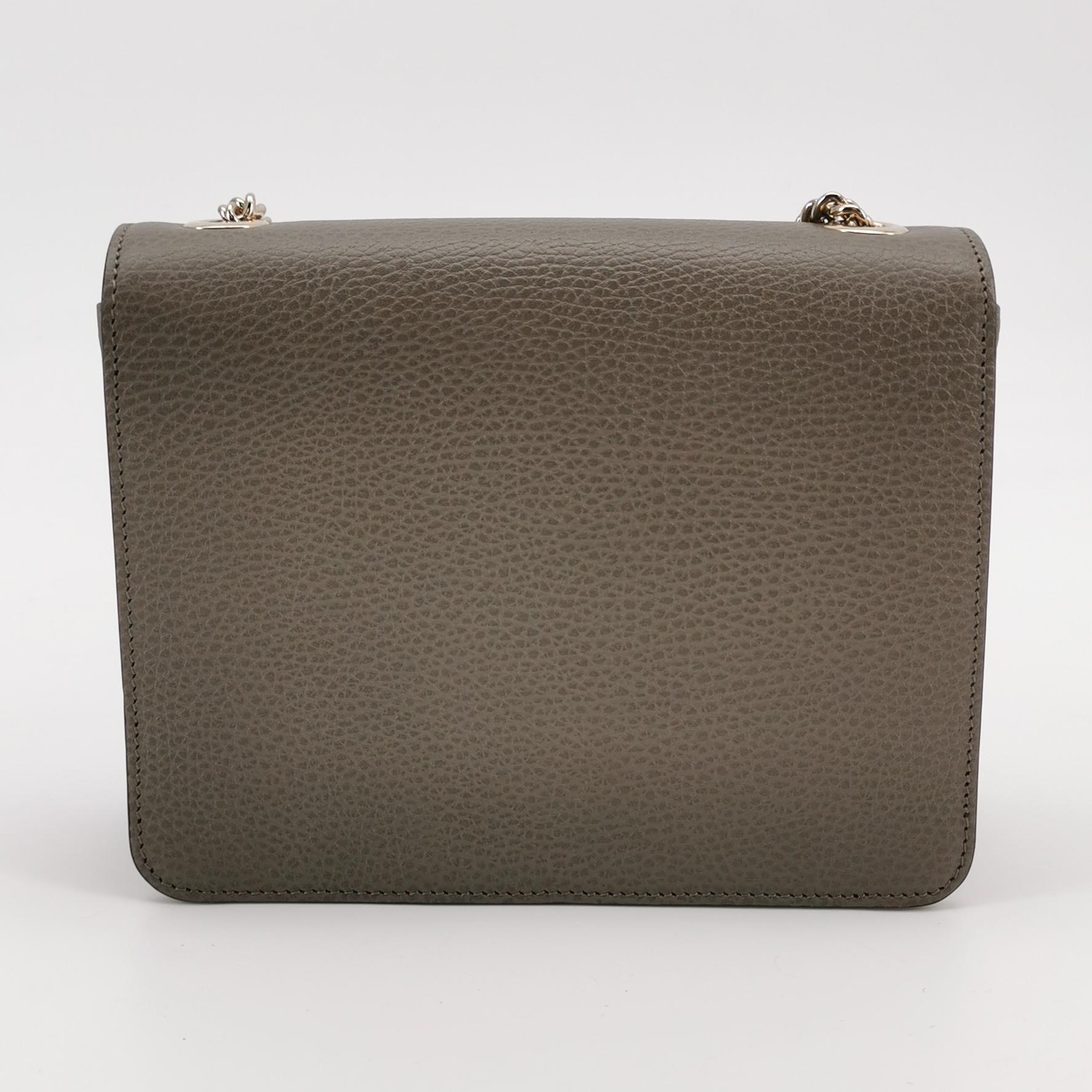 Gucci Interlocking Shoulder Bag Leather Small — photo 5 of 14