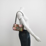 Gucci Padlock Shoulder Bag Blooms Print GG Coated Canvas Small — thumbnail 2