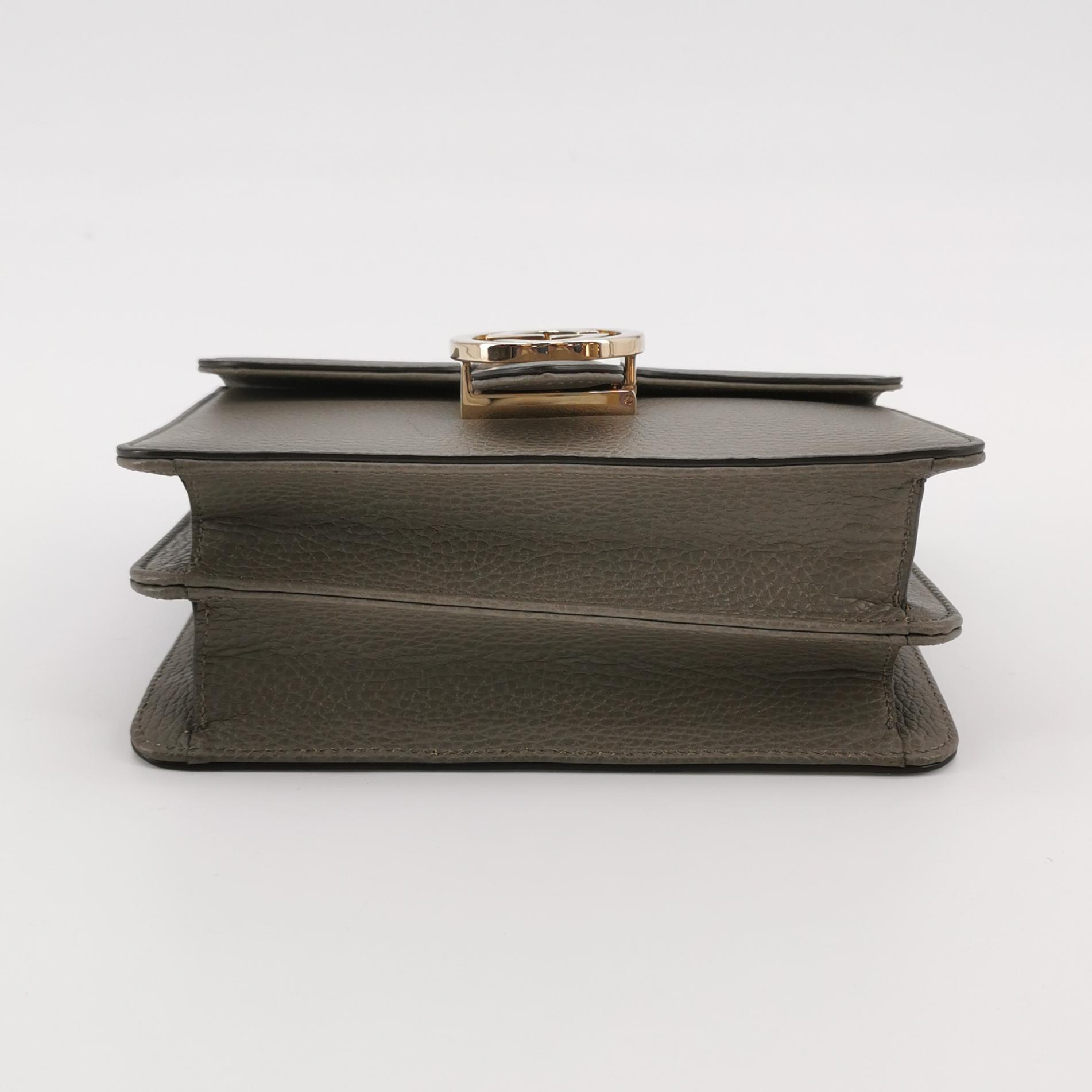 Gucci Interlocking Shoulder Bag Leather Small — photo 6 of 14