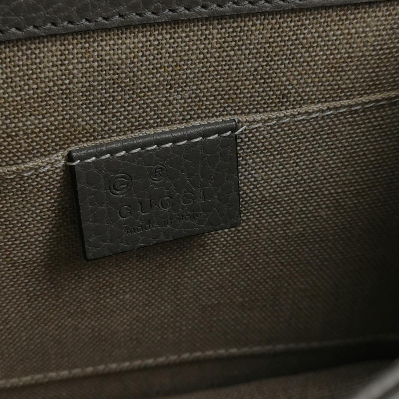 Gucci Interlocking Shoulder Bag Leather Small — photo 8 of 14