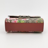 Gucci Padlock Shoulder Bag Blooms Print GG Coated Canvas Small — thumbnail 5