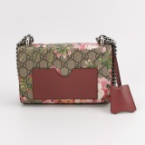Gucci Padlock Shoulder Bag Blooms Print GG Coated Canvas Small — thumbnail 3
