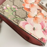 Gucci Padlock Shoulder Bag Blooms Print GG Coated Canvas Small — thumbnail 10