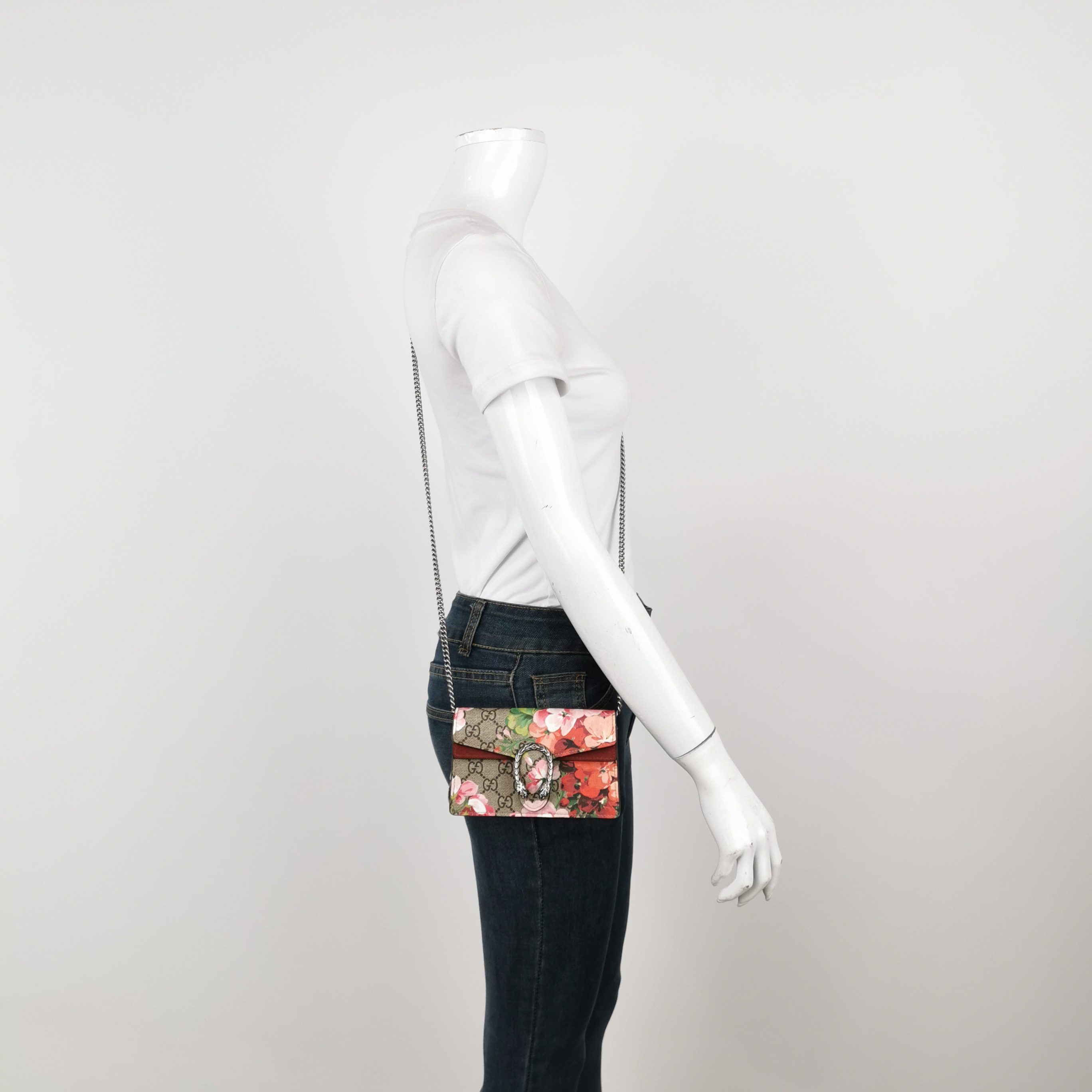 Gucci Dionysus Bag Blooms Print GG Coated Canvas Super Mini — alternate view