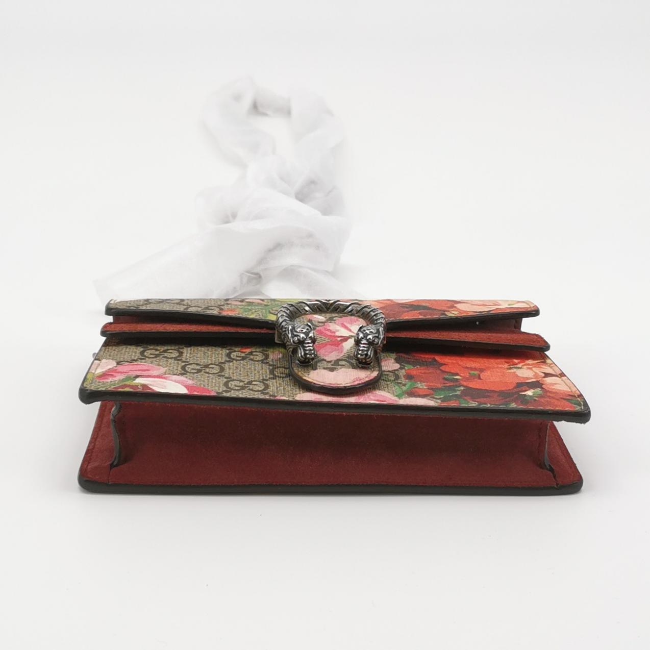 Gucci Dionysus Bag Blooms Print GG Coated Canvas Super Mini — photo 6 of 13