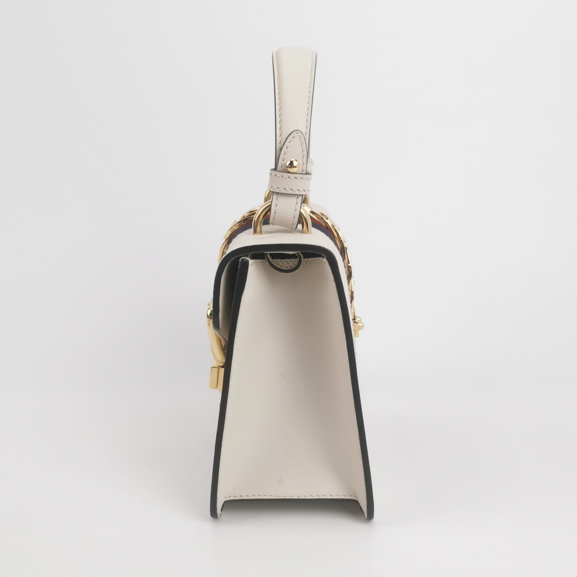 Gucci Sylvie Top Handle Bag Leather Mini — photo 3 of 20
