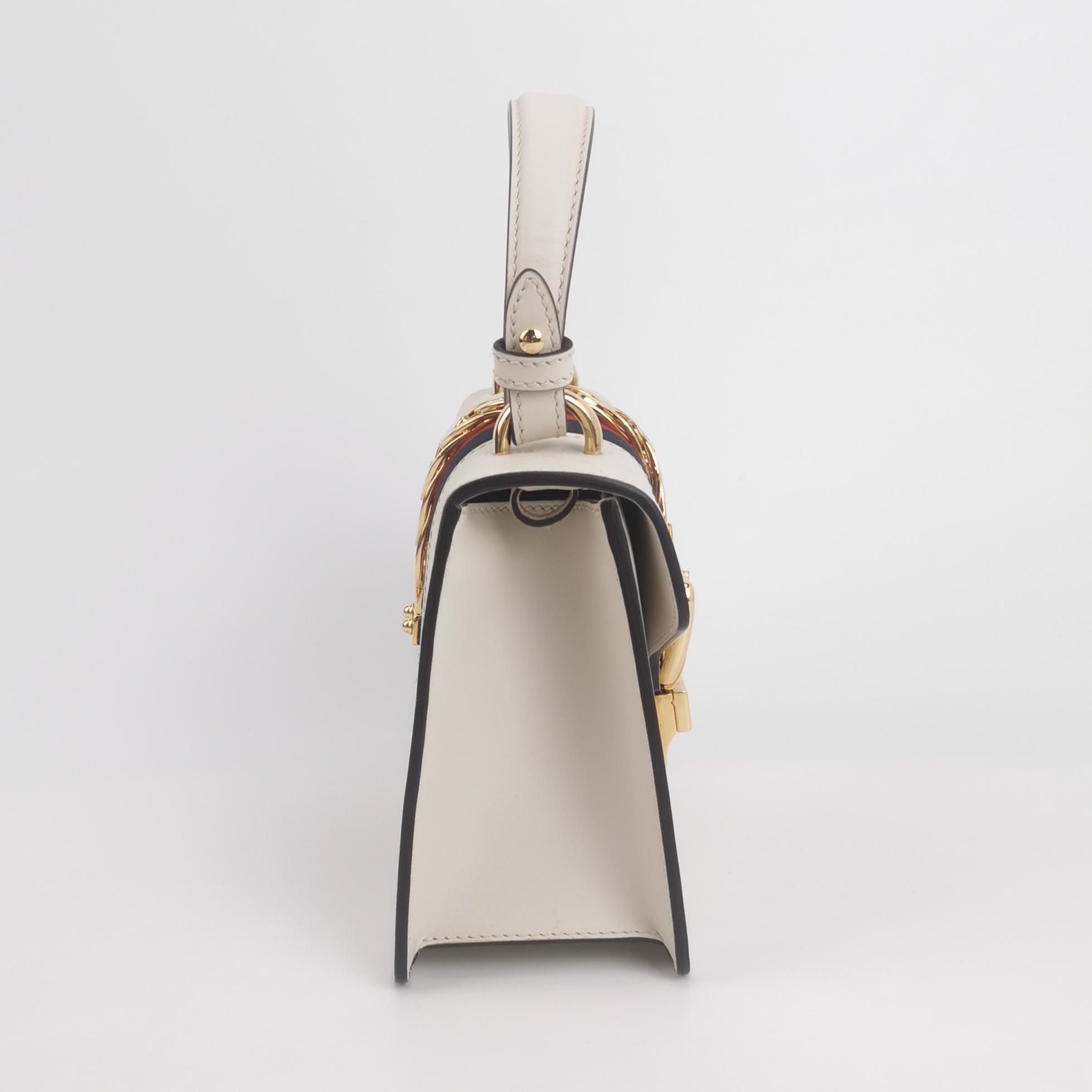Gucci Sylvie Top Handle Bag Leather Mini — photo 4 of 20