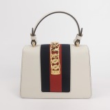 Gucci Sylvie Top Handle Bag Leather Mini — thumbnail 5