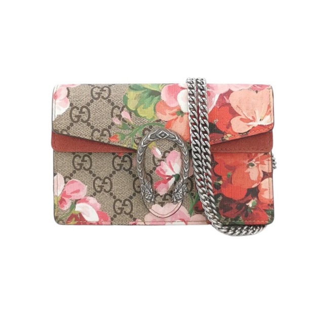Gucci Dionysus Bag Blooms Print GG Coated Canvas Super Mini — pre-owned, Vierlot