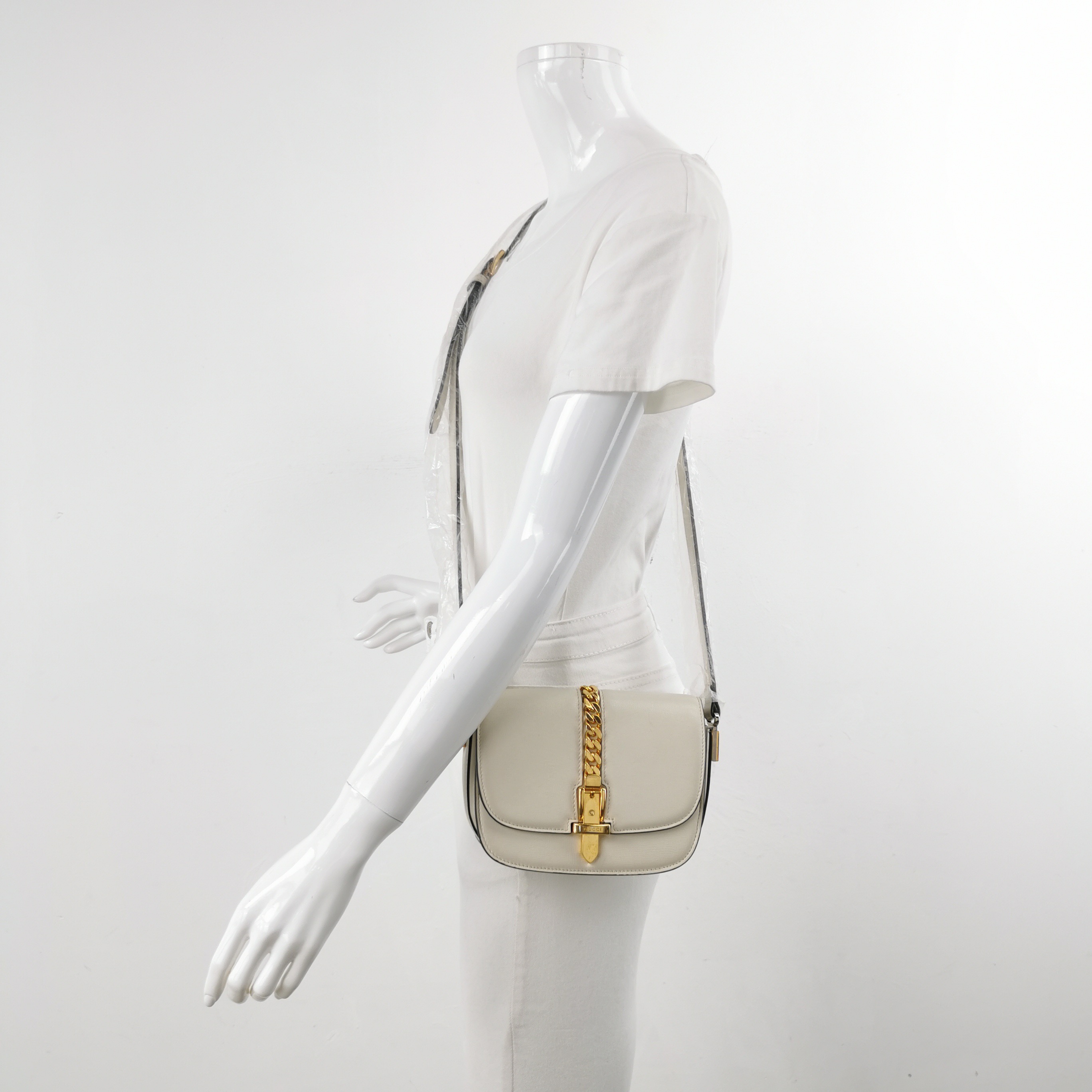 Gucci Sylvie 1969 Shoulder Bag Leather Mini — alternate view