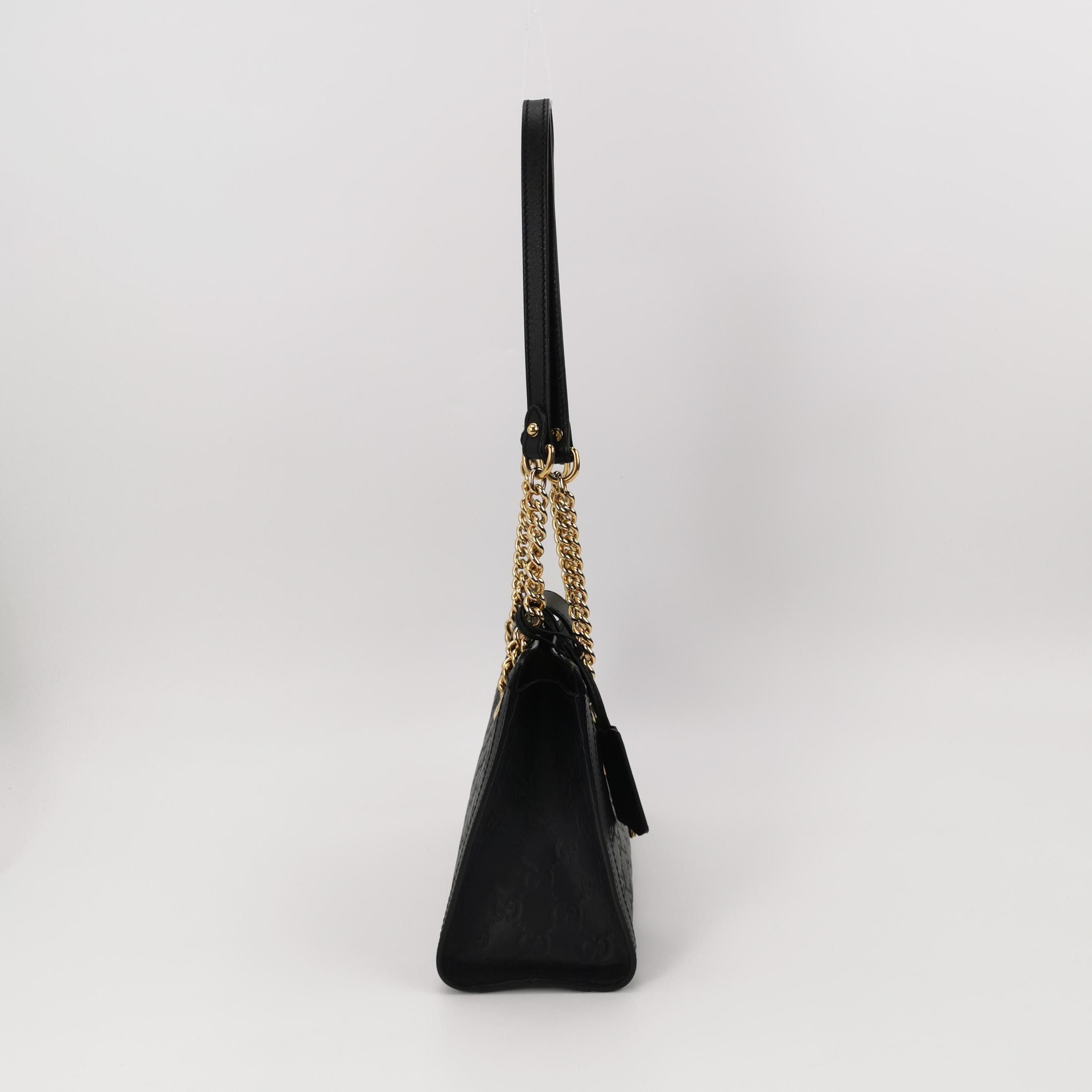 Gucci Padlock Chain Tote Guccissima Leather Small — photo 5 of 15
