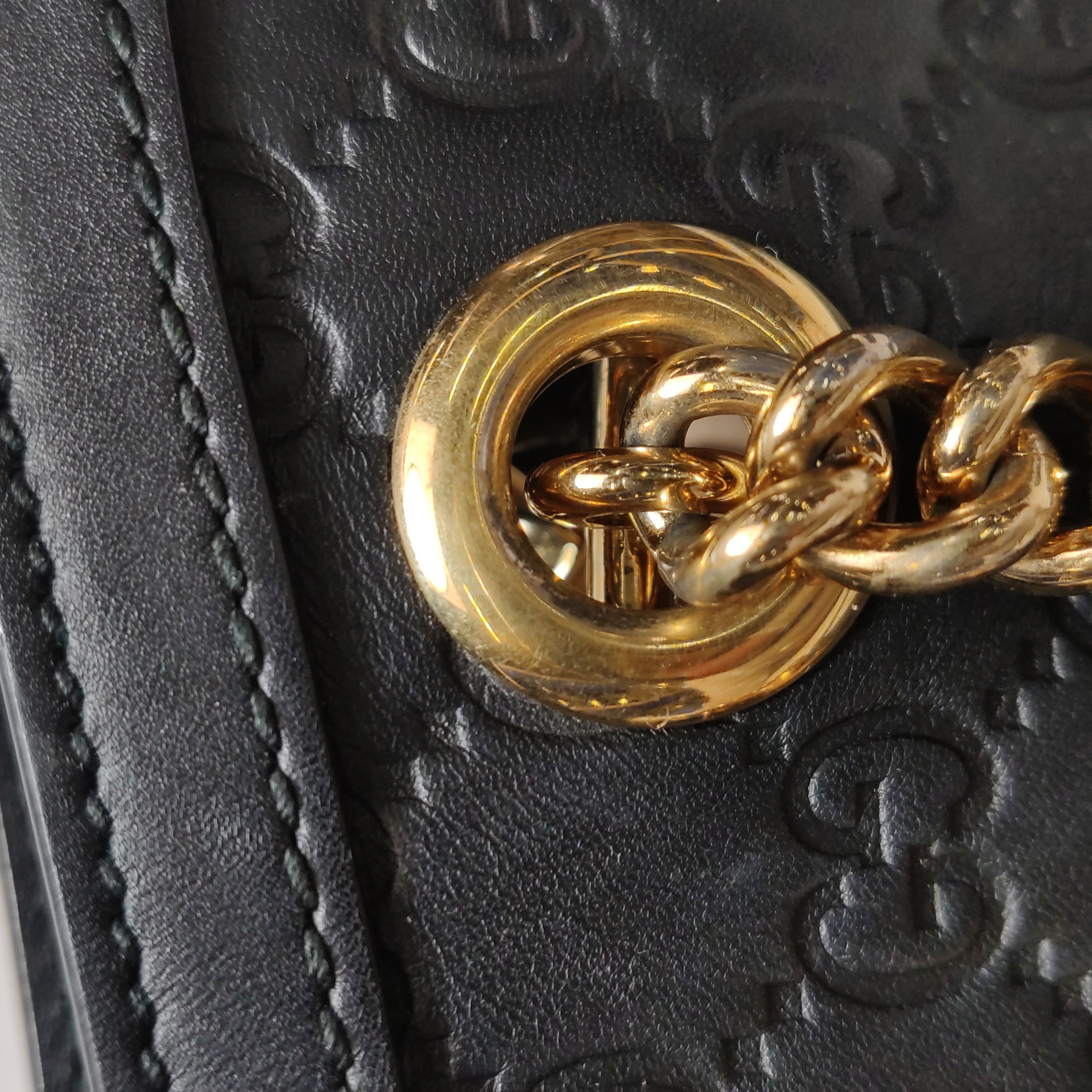 Gucci Padlock Chain Tote Guccissima Leather Small — photo 11 of 15