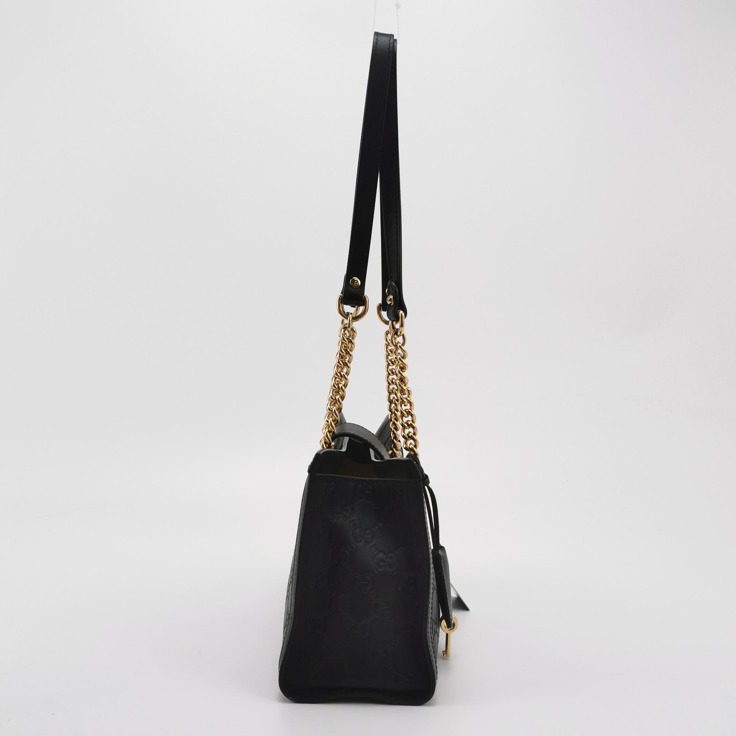 Gucci Padlock Chain Tote Guccissima Leather Small — photo 4 of 16