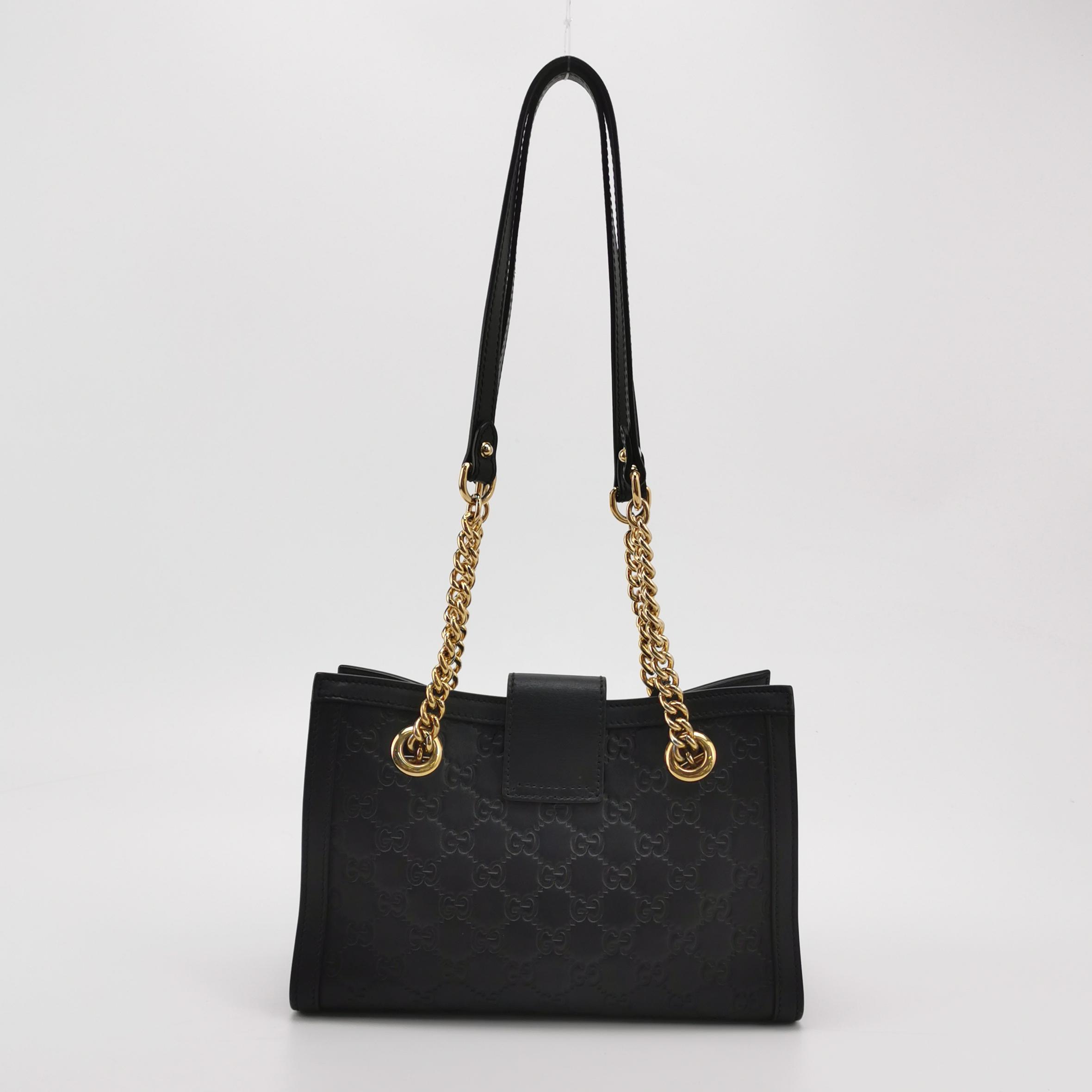 Gucci Padlock Chain Tote Guccissima Leather Small — photo 3 of 16