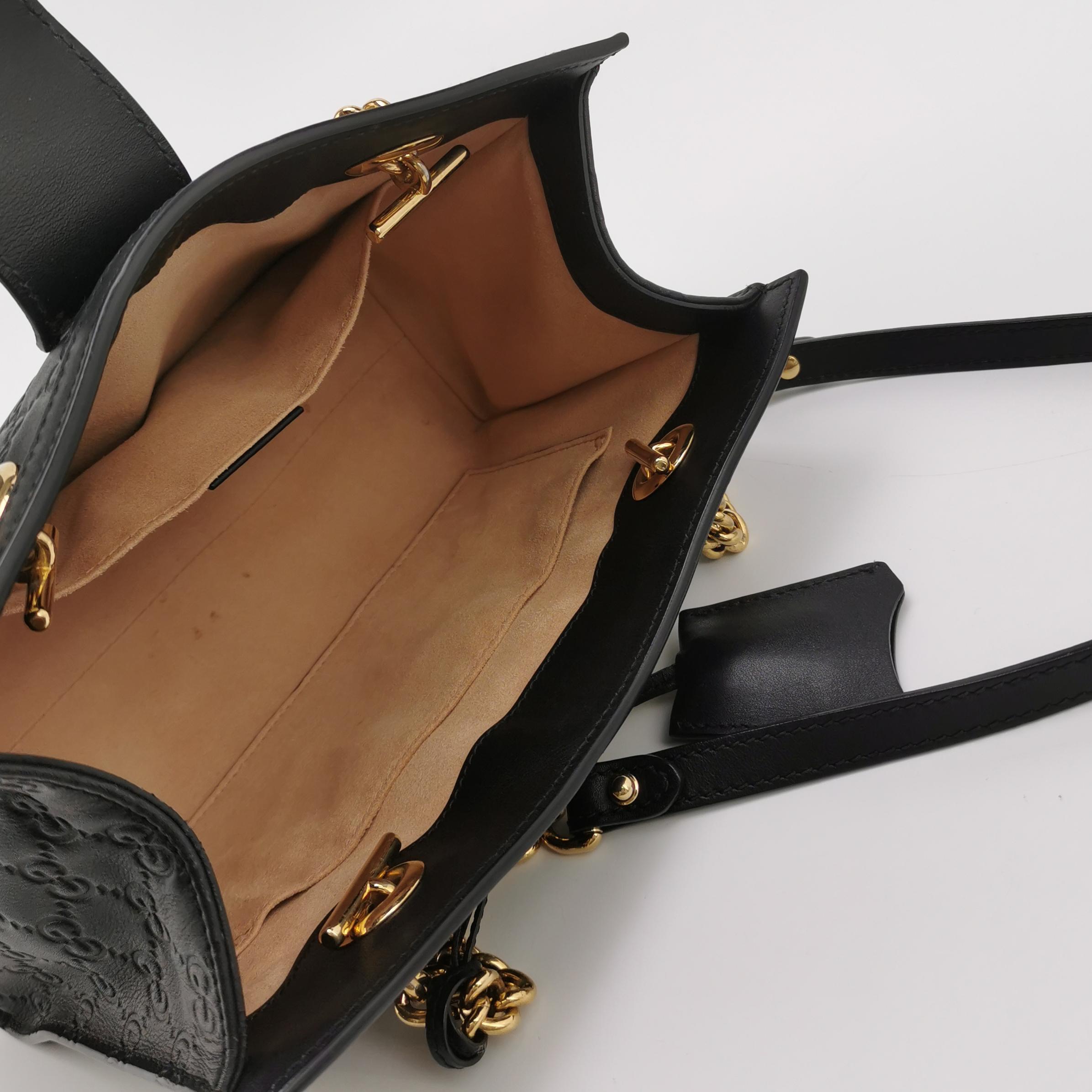 Gucci Padlock Chain Tote Guccissima Leather Small — photo 6 of 16