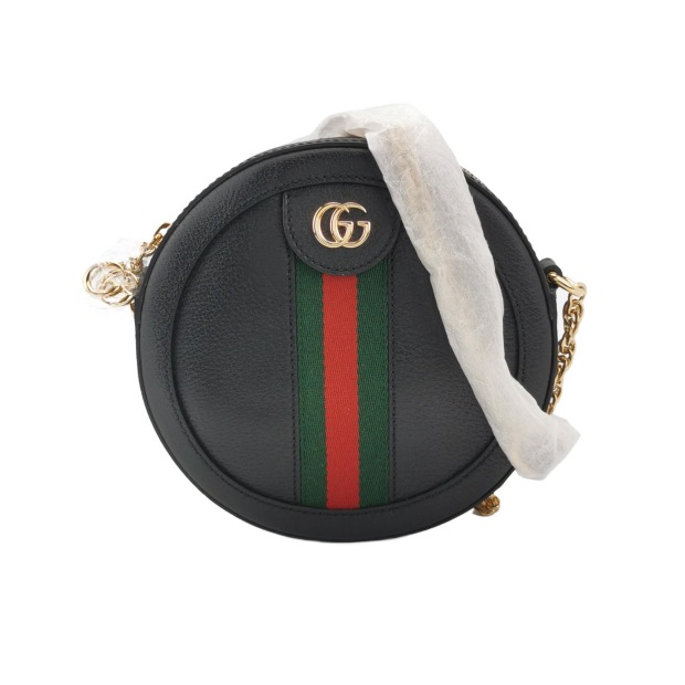 Gucci Ophidia Round Shoulder Bag Leather Mini — pre-owned, Vierlot